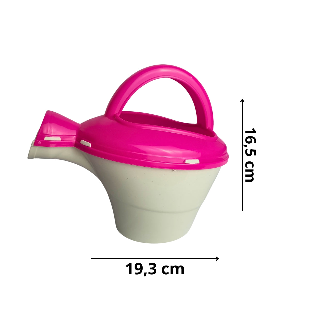 Regador Infantil Rosa Com Branco - Brinquedo para Piscina e Praia Regador Infantil Rosa Com Branco - Brinquedo para Piscina e Praia